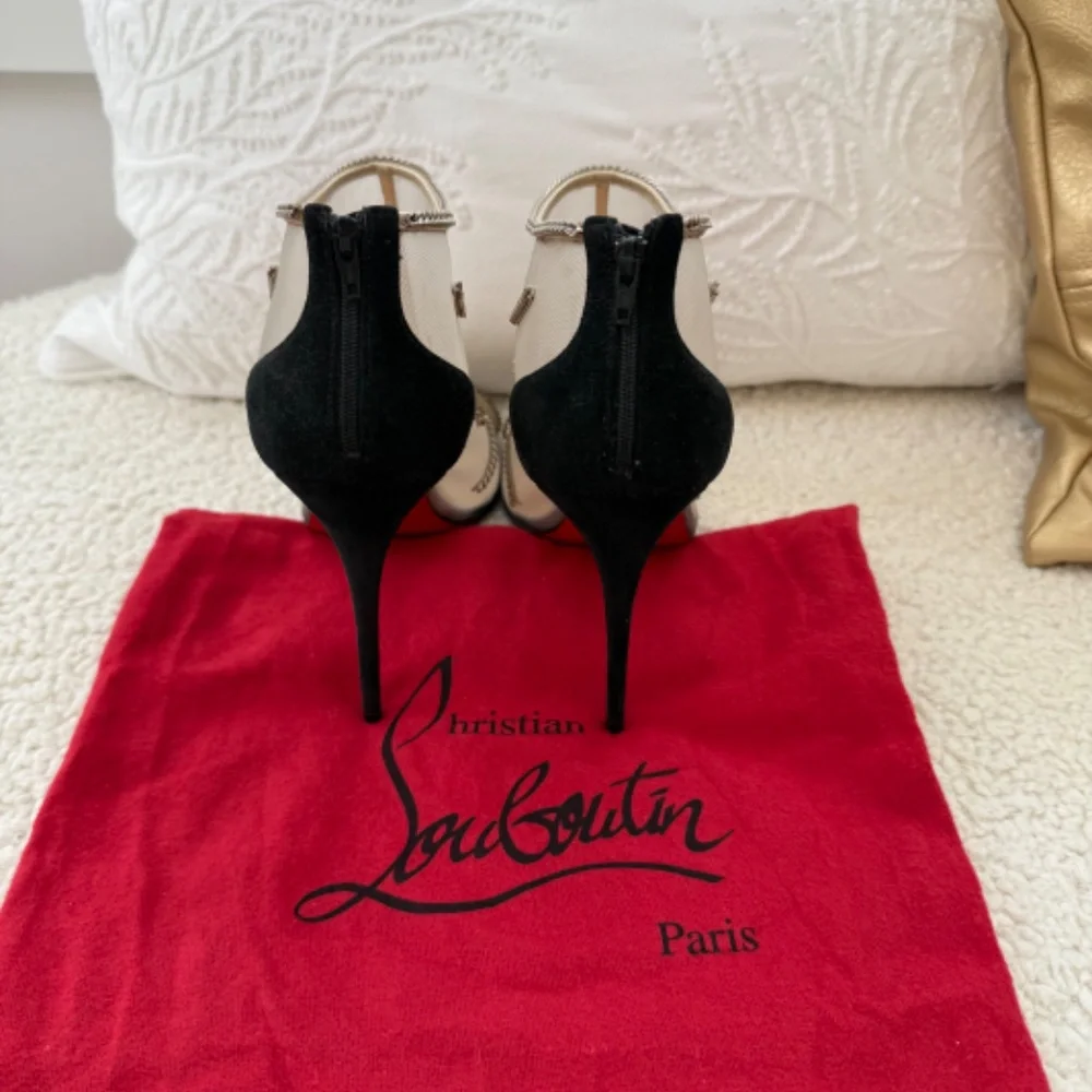 Christian Louboutin, Size 42, Mesh Chain Accents Pump - Picture 6 of 8